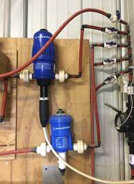 Clean Water Lines in MacFarlane Pheasants Inc. Barns Are Critical Water System